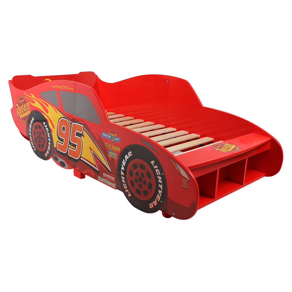 Disney and Pixar's Lightning McQueen Race Car Bed