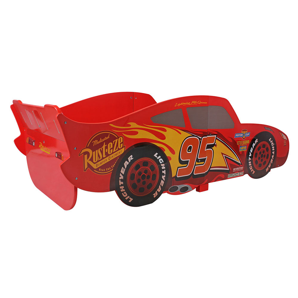 Disney and Pixar's Lightning McQueen Race Car Bed