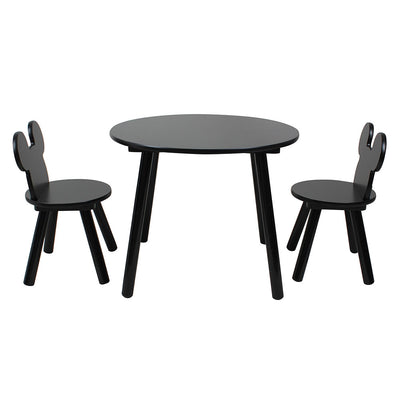 Disney Mickey Mouse Black Table & 2 Chair Set