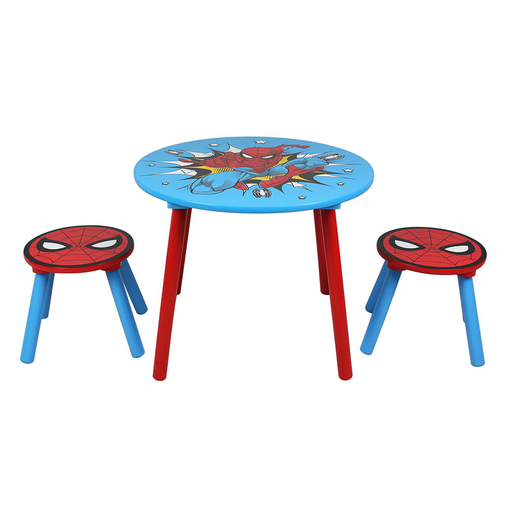 Marvel Spider-Man Table & 2 Stool Set