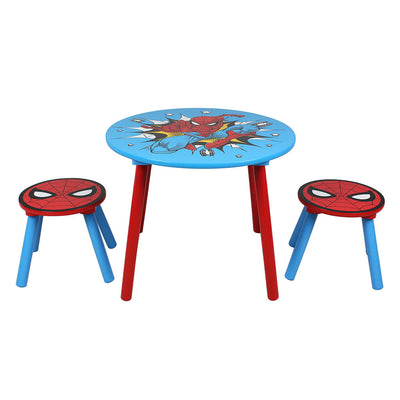 Marvel Spider-Man Table & 2 Stool Set