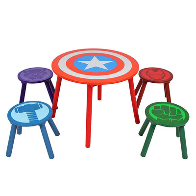 Marvel Avengers Round Table Stool Set