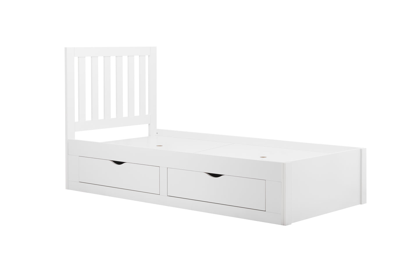 Appleby Single Bed Frame - White