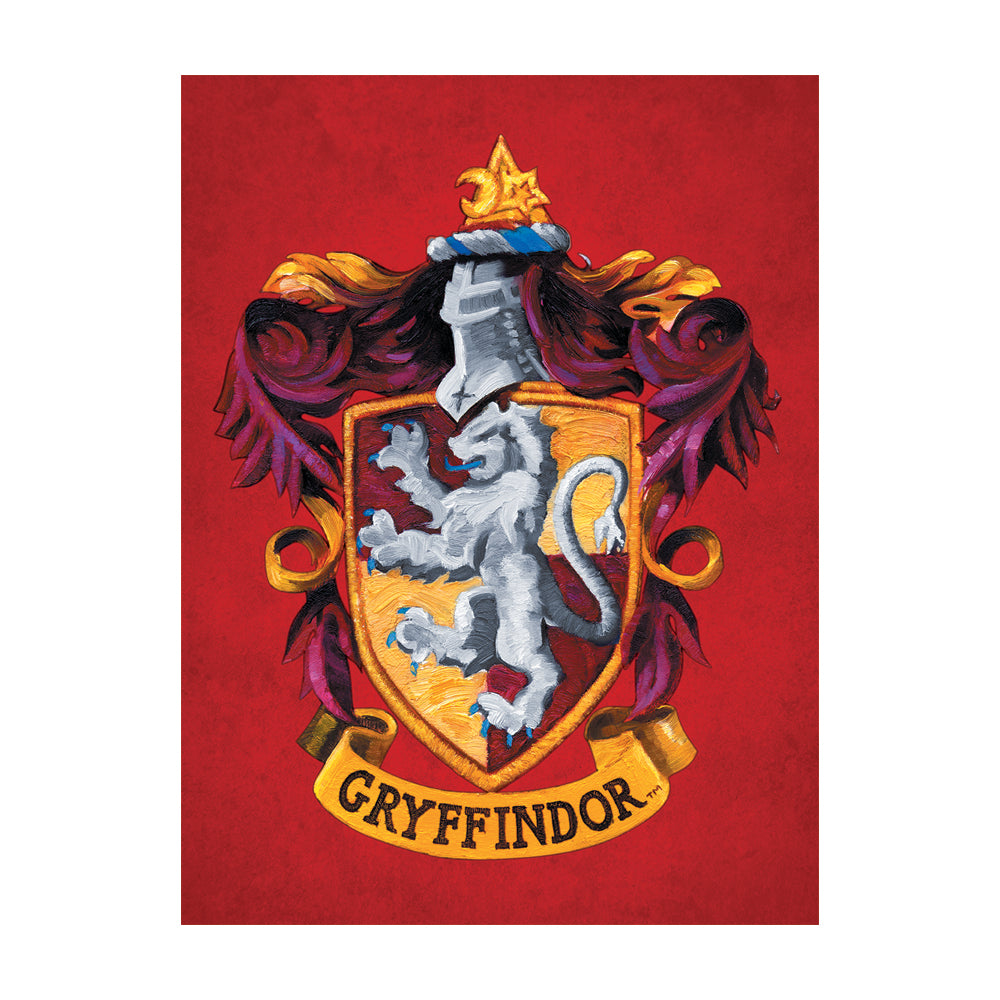 Harry Potter Colourful Crest Red Canvas 60x80cm