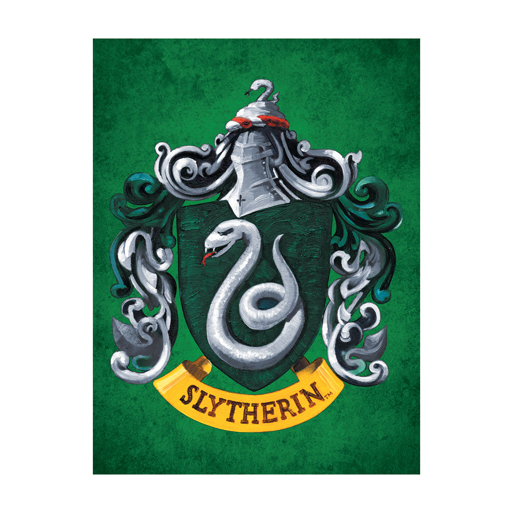 Harry Potter Colourful Crest Green Canvas 60x80cm