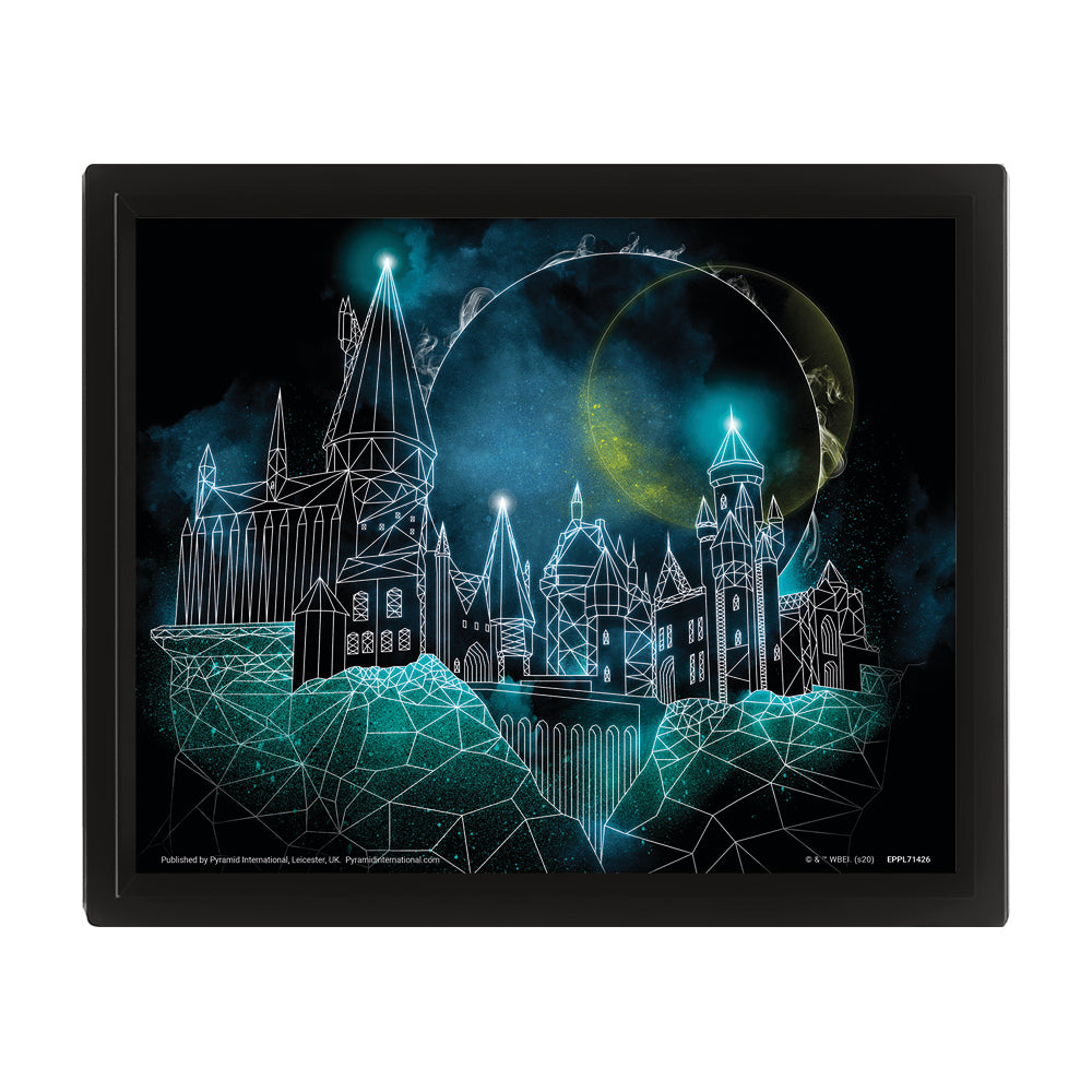 Harry Potter Geometric Hogwarts Framed Art