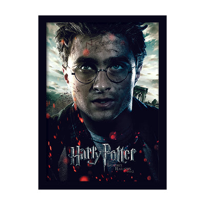 Harry Potter Deathly Hallows Part 2 - Harry Framed Art