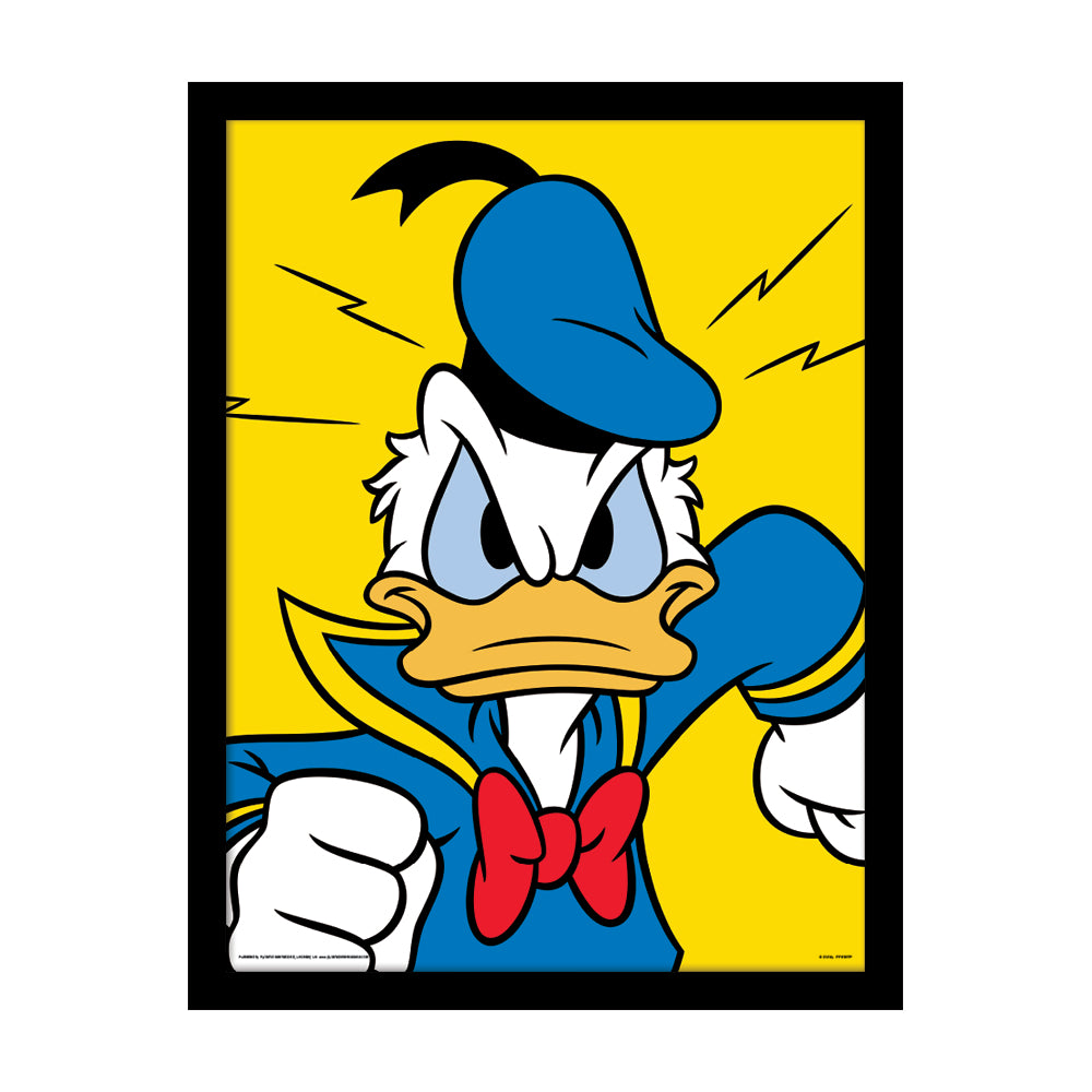 Donald Duck Mad Framed Art