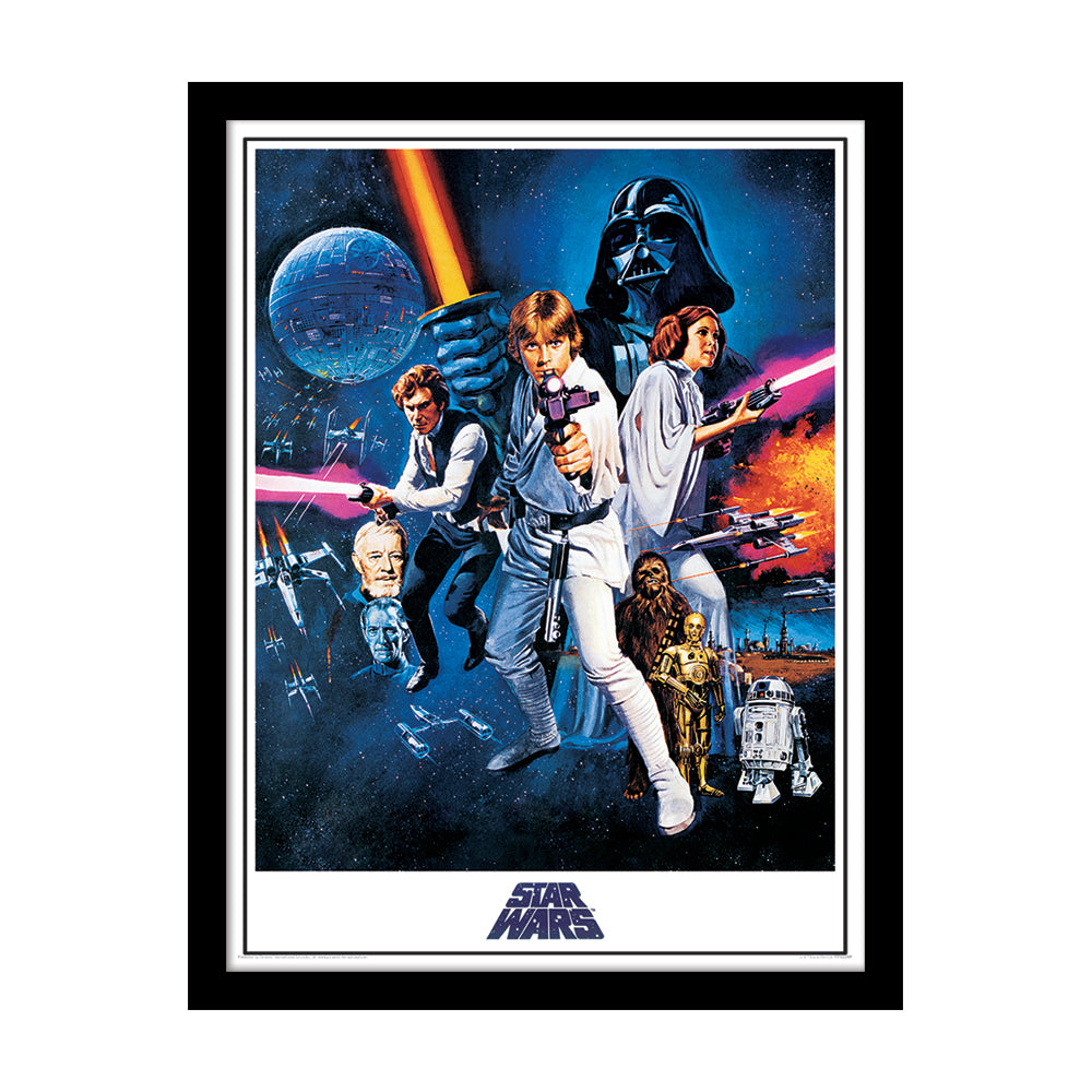 Star Wars A New Hope Framed Art