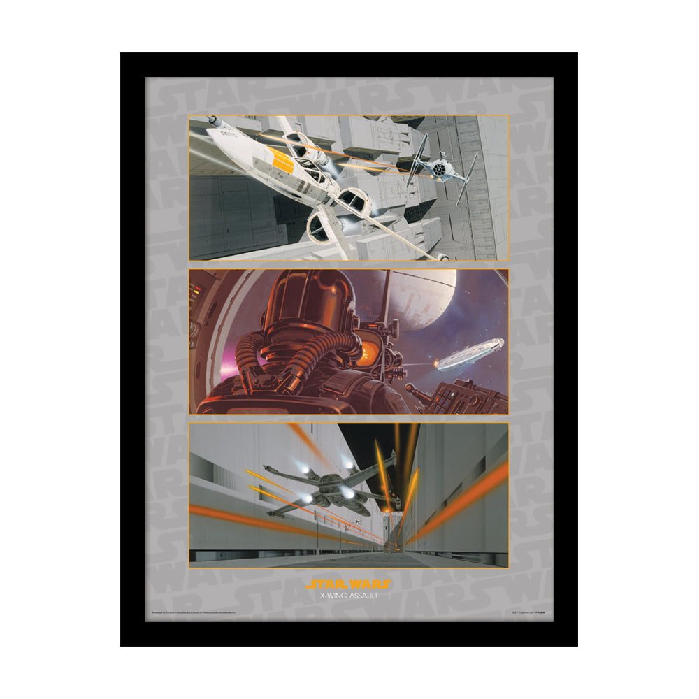 Star Wars X-Wing Assault Framed Art