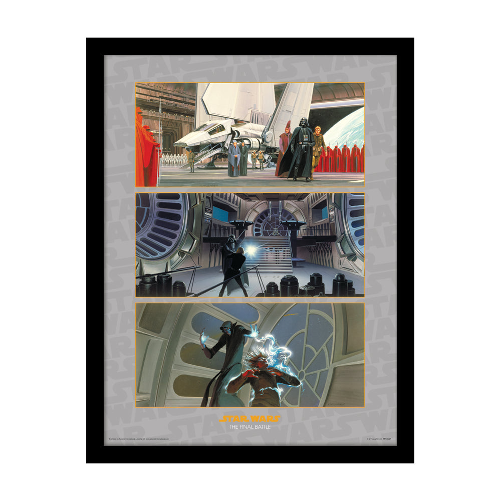 Star Wars The Final Battle Framed Art