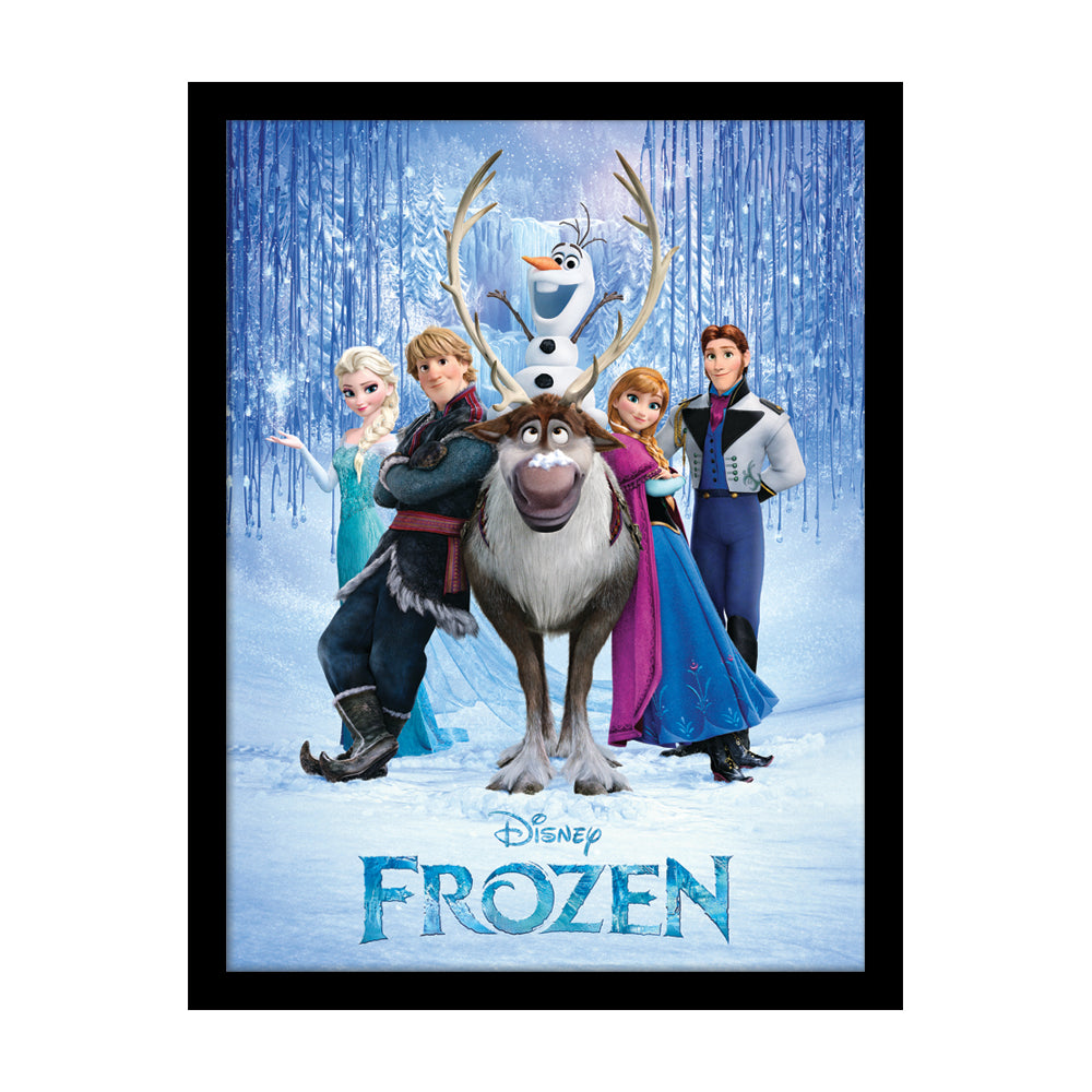 Frozen Cast Framed Art