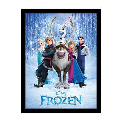 Disney Frozen Elsa Frozen Forest 30 x 30cm Canvas Print