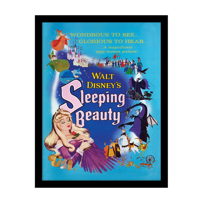 Sleeping Beauty Glorious Framed Art 30x40cm