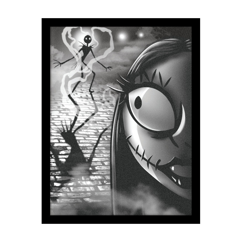 Nightmare Before Christmas Misfit Love Is Eternal Framed Art