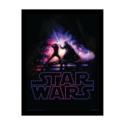 Star Wars Battle Framed Art