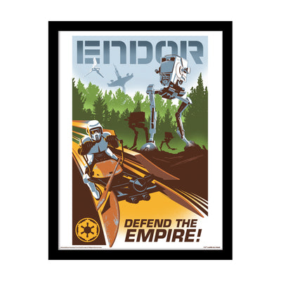 Star Wars Endor Framed Art