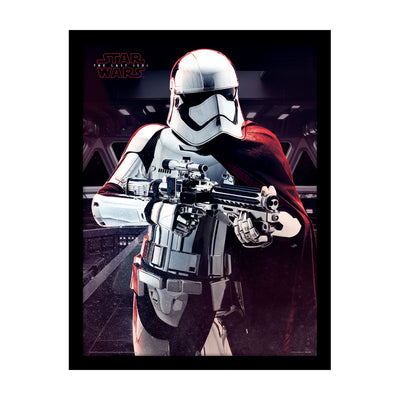 Star Wars The Last Jedi Captain Phasma Aim Framed Art