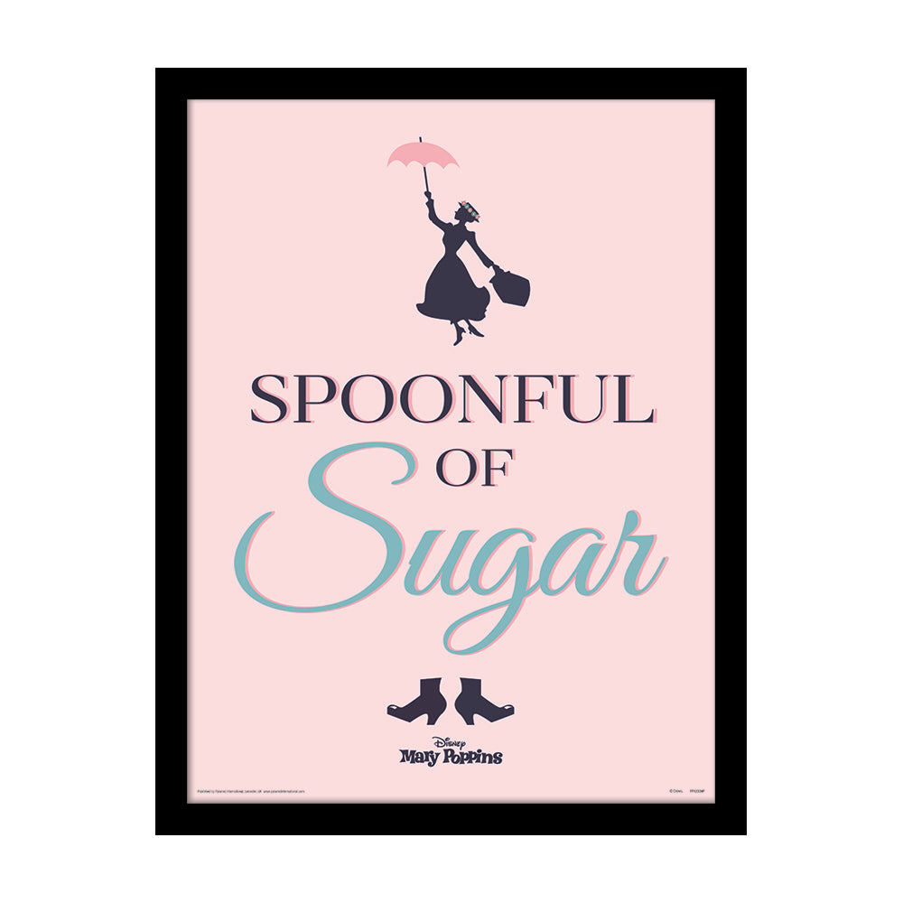 Mary Poppins Spoonful Of Sugar Framed Art