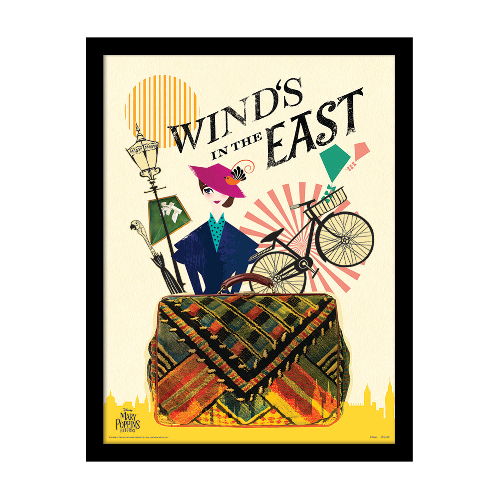 Mary Poppins Returns Wind In The East Framed Art