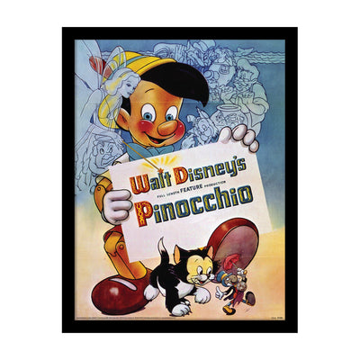 Pinocchio Walt Disney Pinocchio Framed Art