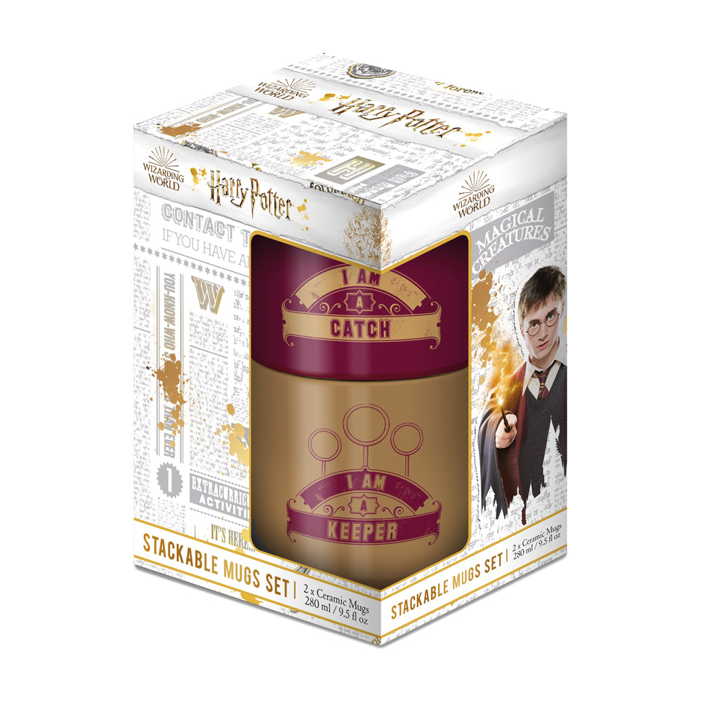 Harry Potter Catch & Keeper Stackable Mug Set