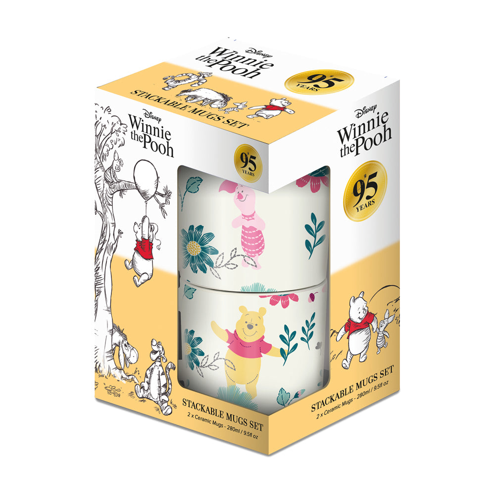 Winnie The Pooh Friends Forever Mug Pair Set