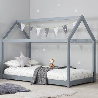 House Bed Frame - Grey