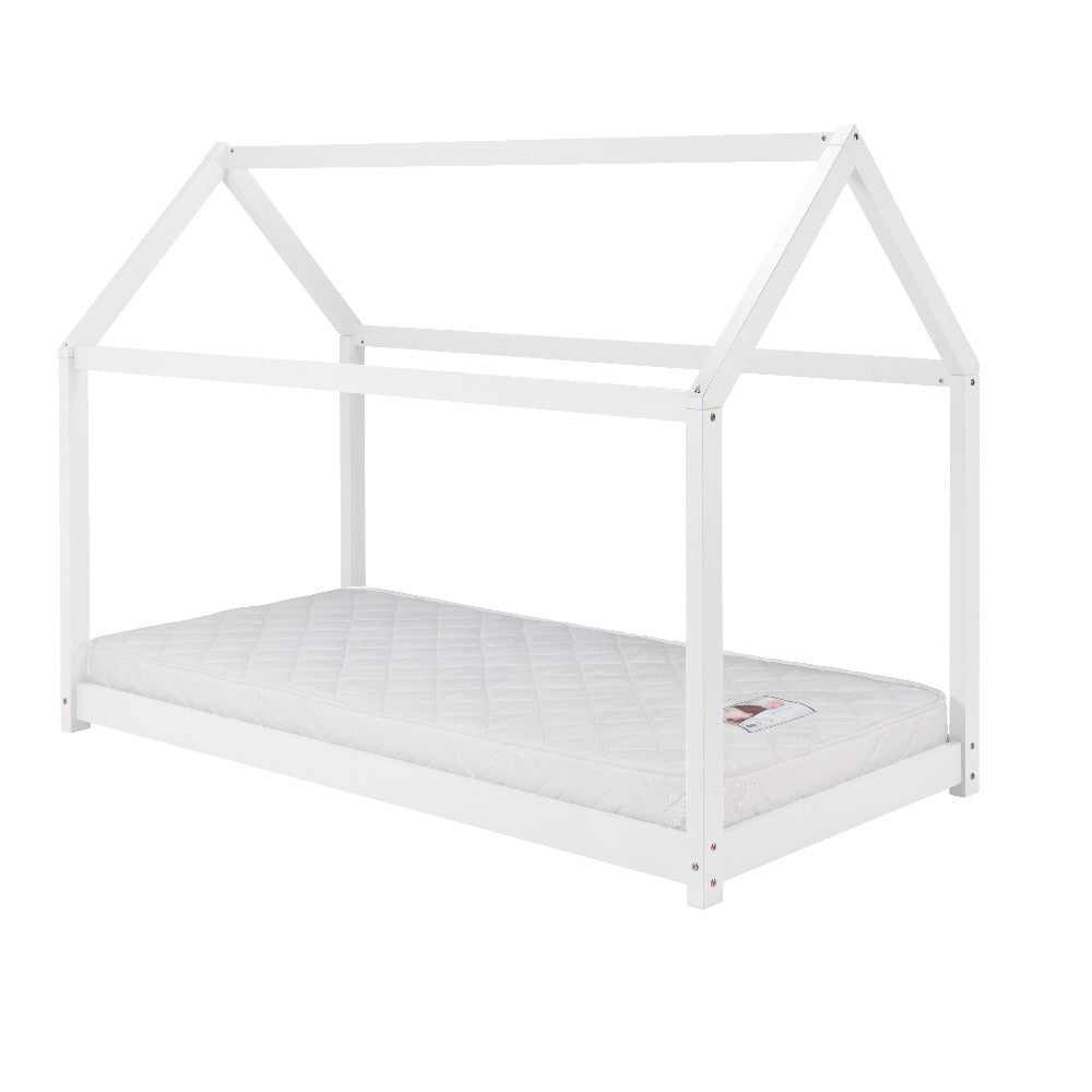 House Bed Frame - White