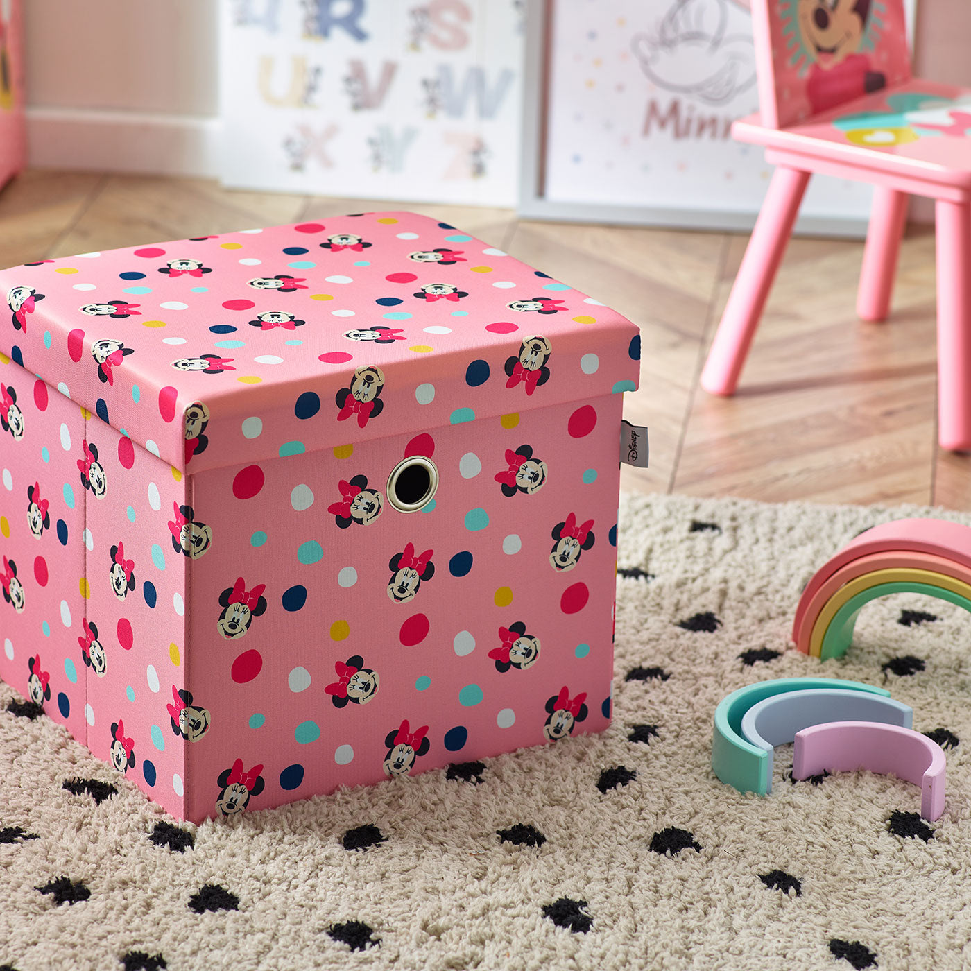 Minnie mouse storage store box