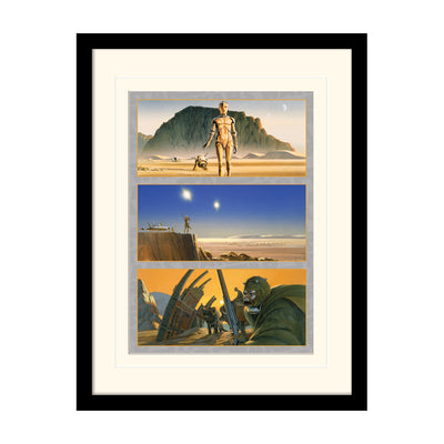 Star Wars Tatooine: The Saga Begins Framed Art