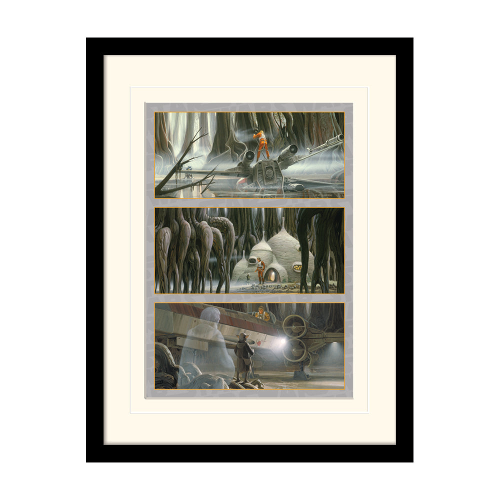 Star Wars Mission To Dagobah Framed Art