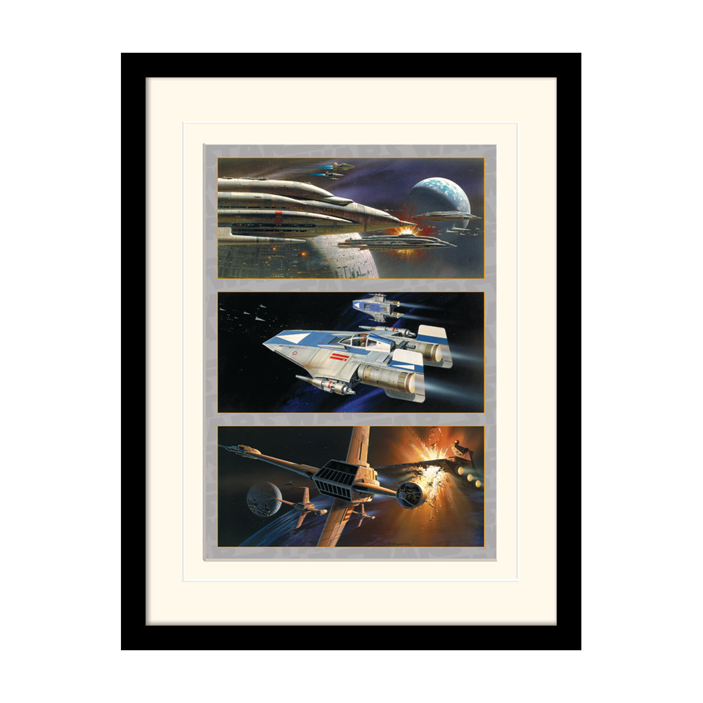 Star Wars Rebel Assault Framed Art