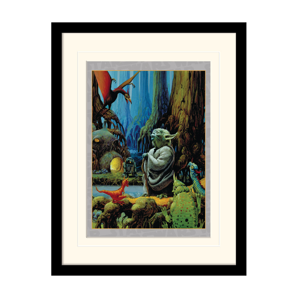 Star Wars Yoda Framed Art