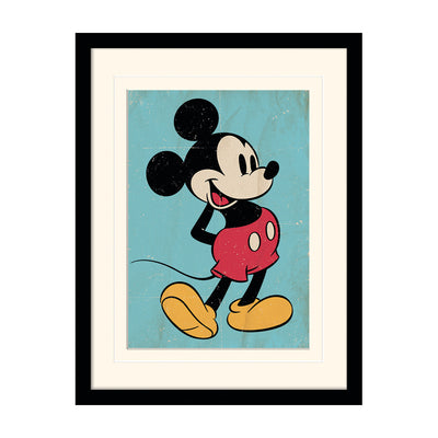 Mickey Mouse Retro Framed Art