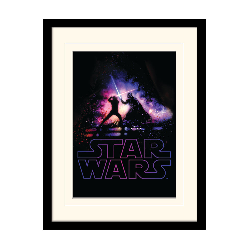 Star Wars Battle Framed Art