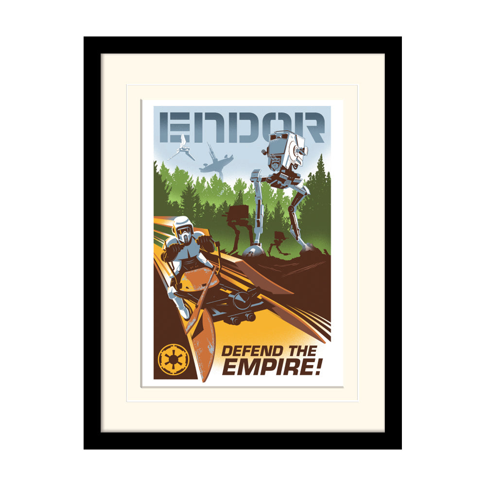 Star Wars Endor Framed Art