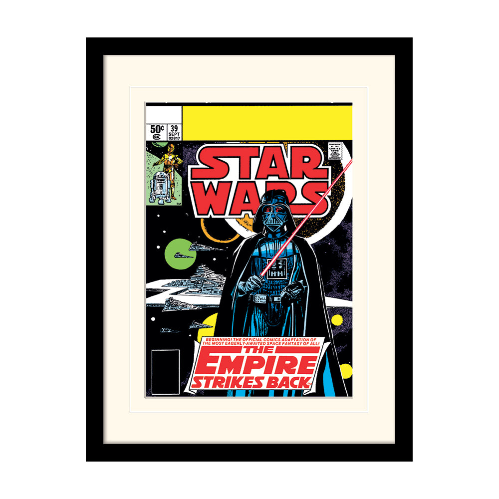 Star Wars Vader Strikes Back Framed Art