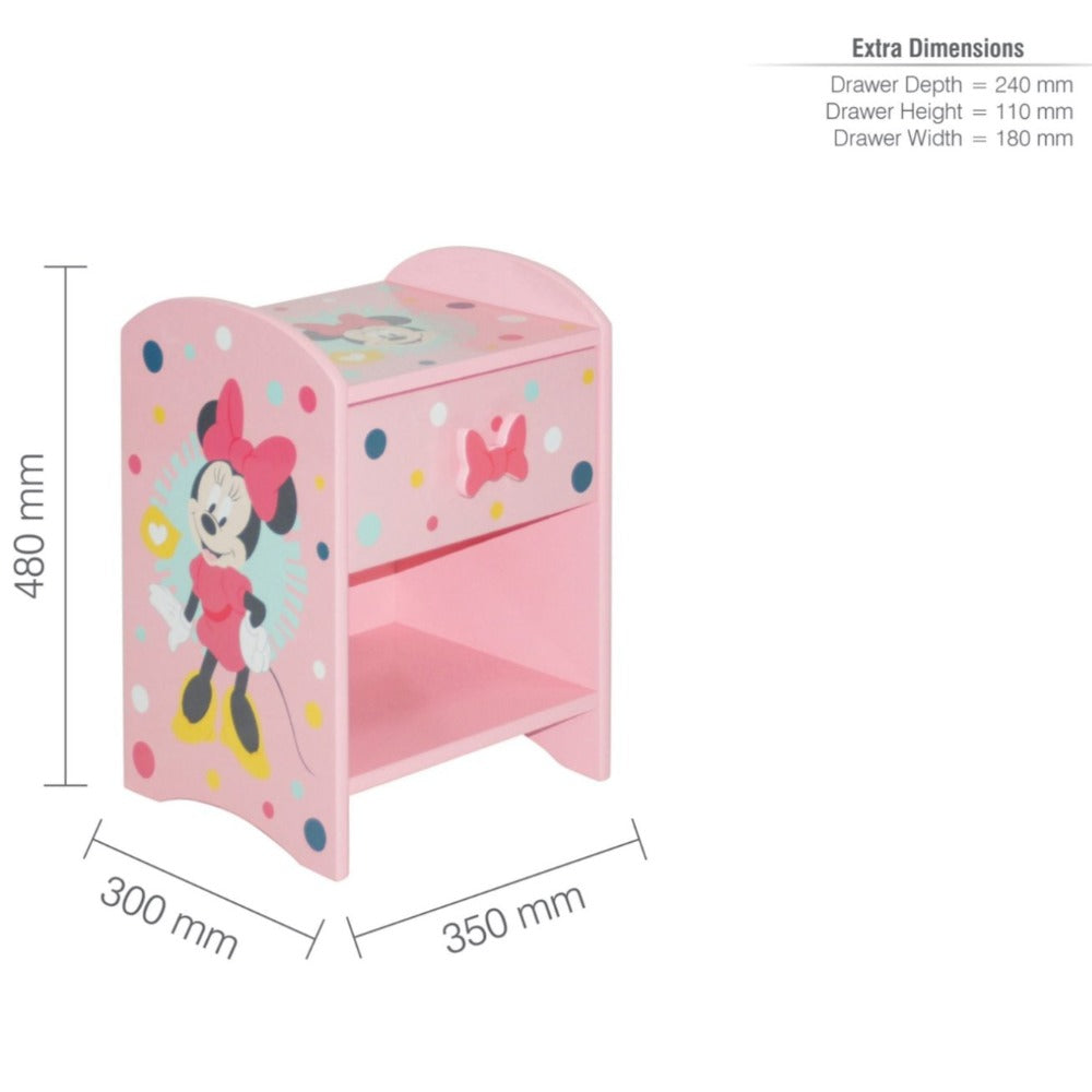 Disney Minnie Mouse Bedside Table