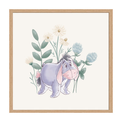 Winnie The Pooh Eeyore In The Meadow Garden Framed Art 30x30cm