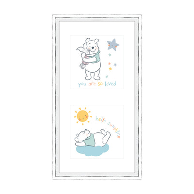 Winnie The Pooh Up In The Sky Framed Art 30x60cm