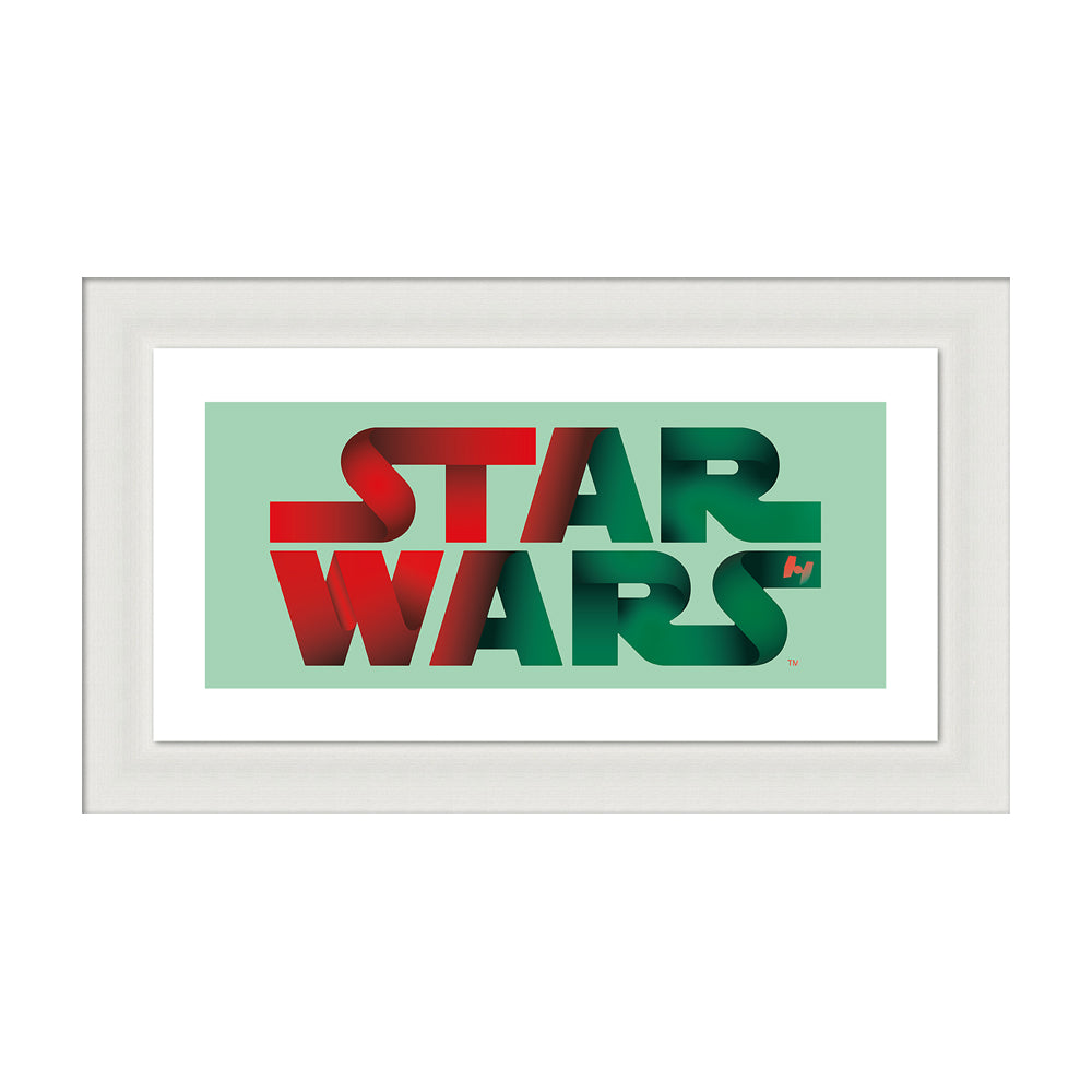 Star Wars Logo Framed Art 30x60cm