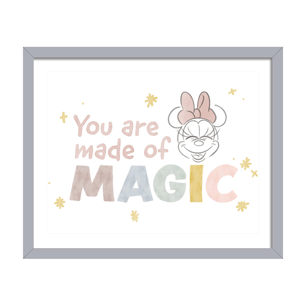 Mickey And Friends You Are Made Of Magic Framed Art 40x50cm