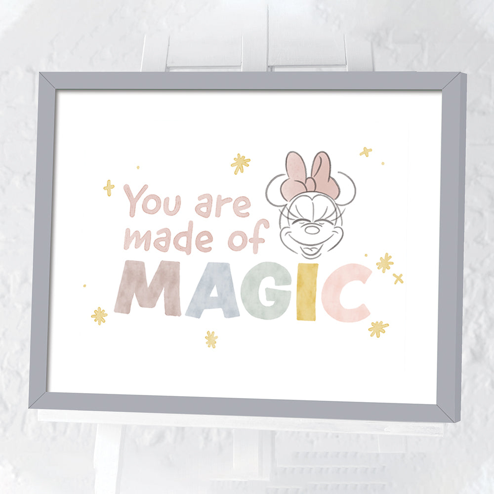 Mickey And Friends You Are Made Of Magic Framed Art 40x50cm