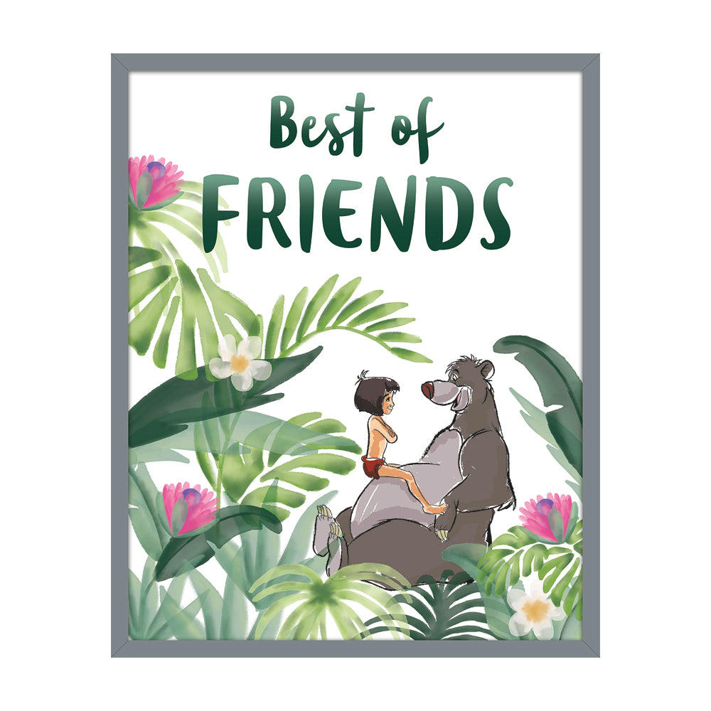 The Jungle Book Best Of Friends Framed Art 40x50cm