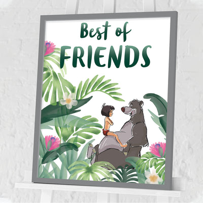 The Jungle Book Best Of Friends Framed Art 40x50cm