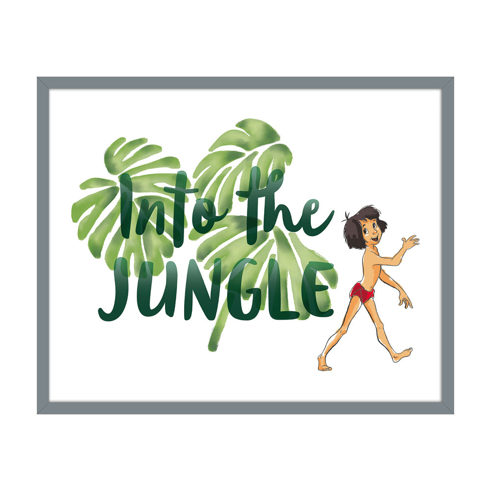 The Jungle Book Into The Jungle Framed Art 40x50cm