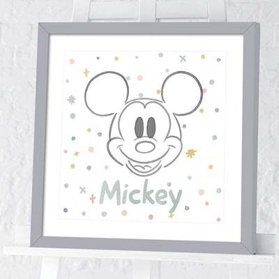 Mickey And Friends M Is For Mickey Framed Art 40x40cm