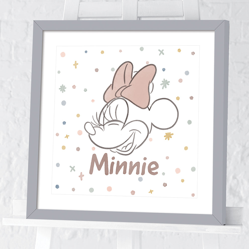 Mickey And Friends M Is For Minnie Framed Art 40x40cm