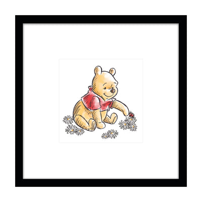 Winnie The Pooh Love Nature Framed Art 30x30cm